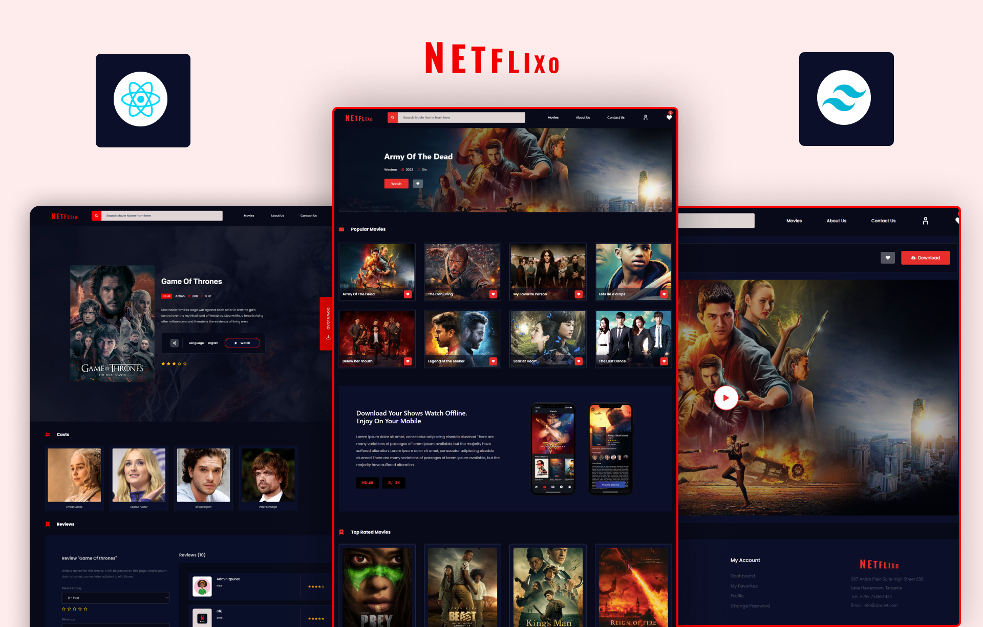 Video Streaming Website (Netflix Clone)